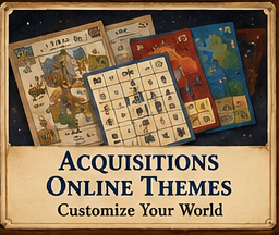 Acquisitions Online Themes illustrated card